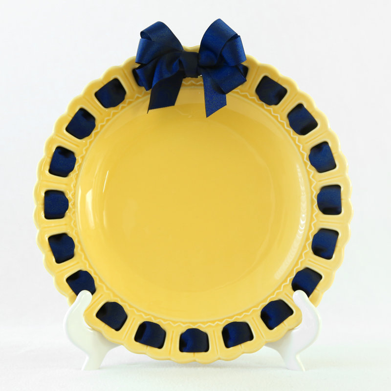 Prissy Plates Decorative Ribbon Plate Wayfair